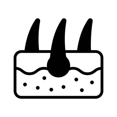 Saç derisi yapısının modaya uygun bir simgesi.