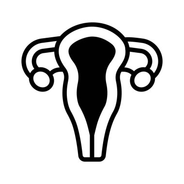 Rahim dişi organının bu simgesini tut.