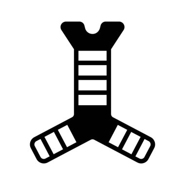 Nefes borusunun görsel olarak çekici bir simgesi.