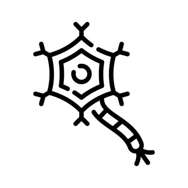 Tek bir nöron hücresinin trend doğrusal simgesi