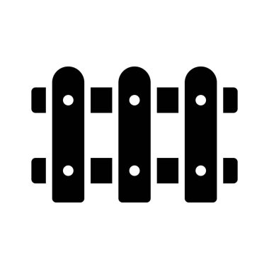 Koruyucu bahçe çitlerinin kişiselleştirilebilir simgesi