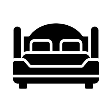 Konforlu ev yatağının özel bir simgesi.