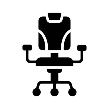 Dönen sandalyenin şık bir simgesi.