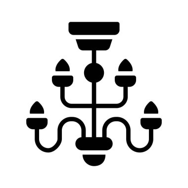 Dekoratif avize ışığının muhteşem bir sembolü.