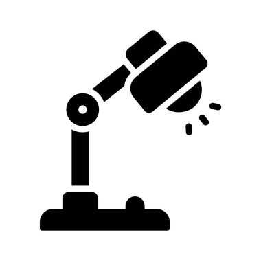 Öğrenci çalışma lambasının asgari simgesi