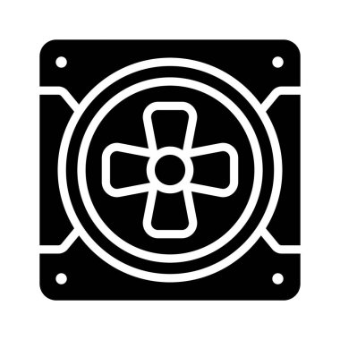 Mutfak egzozunun parlak bir simgesi.