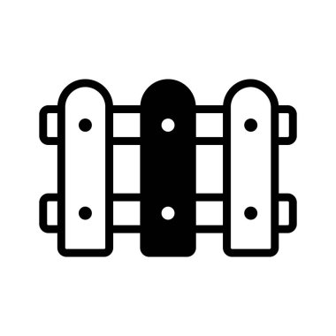 Koruyucu bahçe çitlerinin kişiselleştirilebilir simgesi