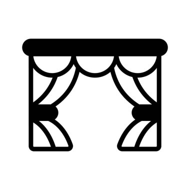 Ev perdelerinin büyüleyici bir sembolü.