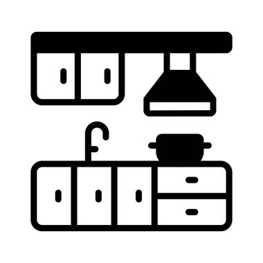 İşlevsel ev mutfağının modern bir simgesi.