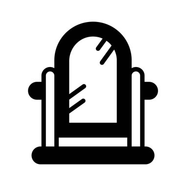 Yansıtıcı duvar aynasının büyüleyici bir simgesi.