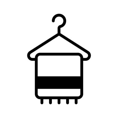 Asılı havlunun simgesine bak.