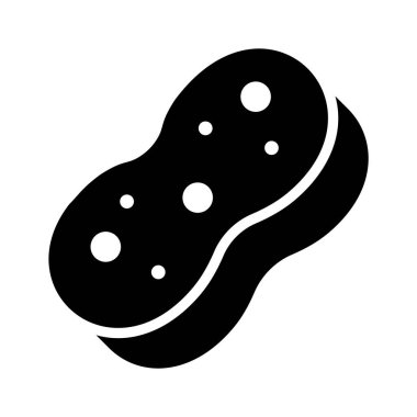 Sabunlu temizlik süngerinin kullanışlı simgesi