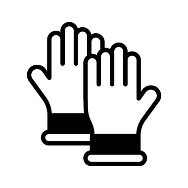 Lastik eldiven sembolü.