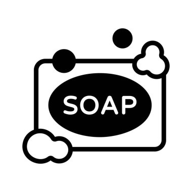 Sabun temizleme çubuğunun kabartma simgesini kullanmak kolay