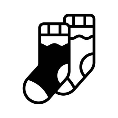 Bir çift çorabın kullanışlı simgesi.