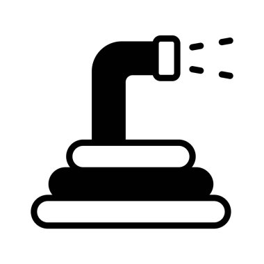 Akan su borusunun kullanışlı simgesi