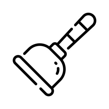 Güçlü pompa aracının modern taslak biçimi simgesi