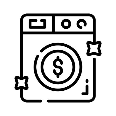 Para aklama kavramının birinci sınıf doğrusal simgesi