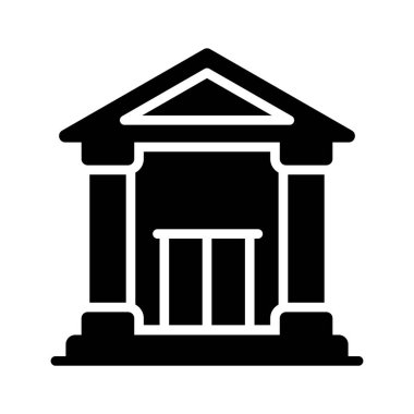 Tarihi müze binasının sembol simgesini kullanmak kolay