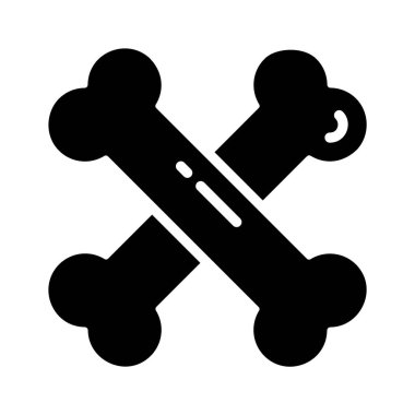 Ortaya çıkarılan kemik kalıntılarının modaya uygun kabartma tarzı simgesi