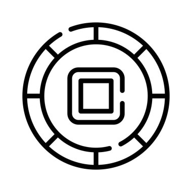 Nadir bulunan eski paraların kullanışlı doğrusal simgesi