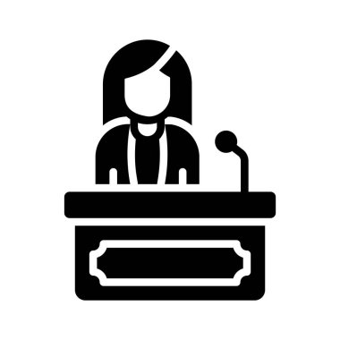 Saray sözcüsü kürsüsünün birinci sınıf bir simgesi.