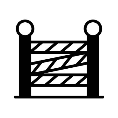 Modern bir bant bariyeri sembolü