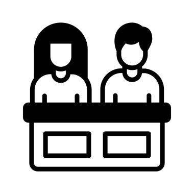 Jüri üyelerinin mahkeme salonundaki en iyi simgesi.