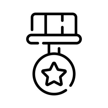 Polis madalyası ödülünün doğrusal simgesini düzenlemek kolay