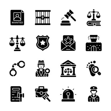 Bu inanılmaz kanun hizmetleri sembol koleksiyonunu alın