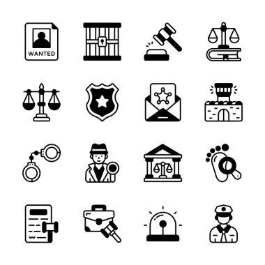 Bu inanılmaz kanun hizmetleri sembol koleksiyonunu alın