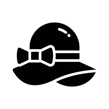 Kurdele şapkasını gösteren modern bir sembol.