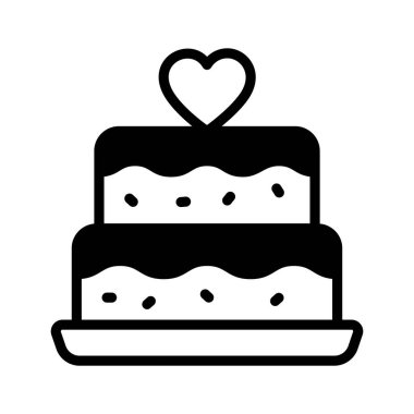 Lezzetli anneler günü pastasının sembolü.