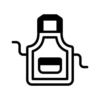 Mutfak önlüğünün simgesine bak.