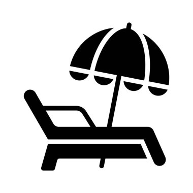 Rahat güneşli yatak odasının iyi hazırlanmış sembolü.