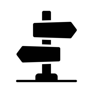 Konum yön okunun moda simgesi