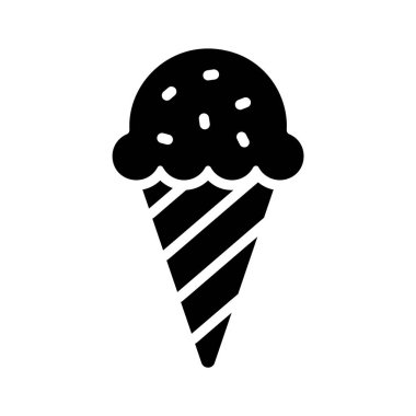 Meyveli buzlu koni tatlısının en iyi simgesi.