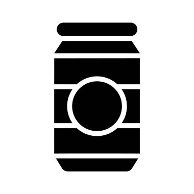 Soğutulmuş soda kutusunun kabartma simgesine bak.