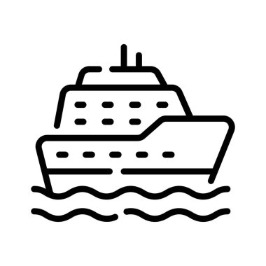 Yolcu gemisi yolculuğunun ana simgesini yakala