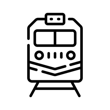 Yerel seyahat şehir tramvayının ana hatları simgesi