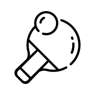 Masa tenisi oyununun modern doğrusal simgesi