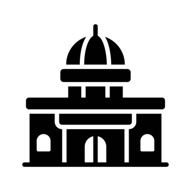 Hükümet binasının modern bir simgesi.