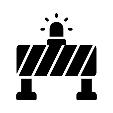 Yol bariyerinin simgesine bir bakın.