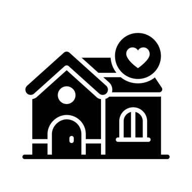 Bu, evi gösteren modern bir sembol.