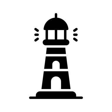 Deniz feneri inşaatının inanılmaz bir simgesi.