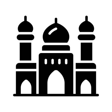 Camiinin kubbeli simgesine bakın.