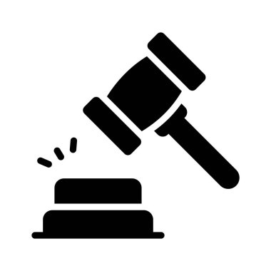 Kararları sembolize eden, iyi hazırlanmış bir tokmak sembolü.