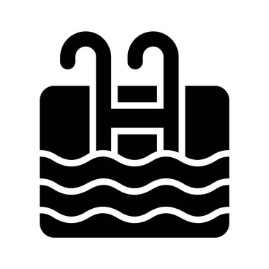 Su dalgaları ile merdiven inanılmaz bir sembol.