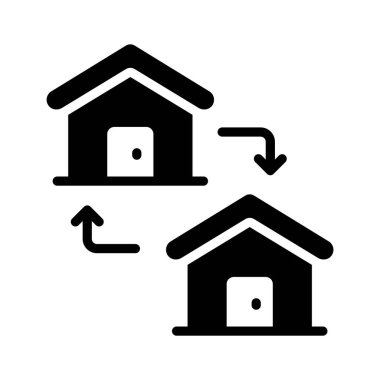 Ev değiştirme sürecini gösteren bu kabartma simgesine bir bakın