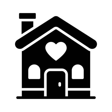 Ev sevgisini kalp sembolüyle gösteren inanılmaz bir sembol.